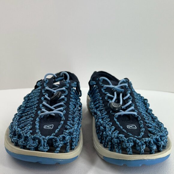 KEEN Uneek 1016897 Sandals Womens US 9.5 Braided Bungee Hike Water Midnight Navy - Picture 3 of 13
